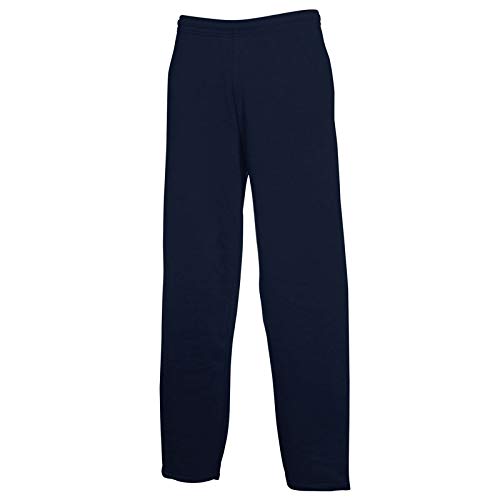Fruit Of The Loomopen Hem Jog Pants Tracksuit Pants Blue