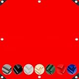 軽トラック 荷台シート 防水シート 1.8 x 2.6 m 雨よけ 風よけ 防雪 農作業 防水 台風 災害 ゲリラ豪雨対策 水害対策 屋外 テント防水 シート 屋外 屋根 車用 果物 植物 猫 犬 ペット, 赤