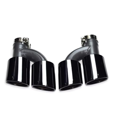 Tuyau d'échappement voiture A4 A5 A6 A7 embout inox noir de mise à niveau S4 S6 S7