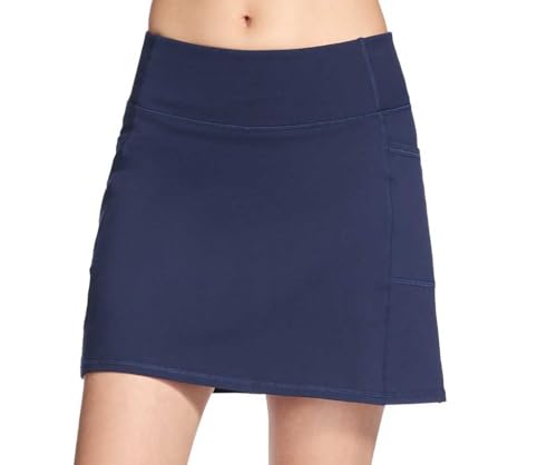 Skechers Women's GO Walk High Waisted Pickleball Skort Blue Iris
