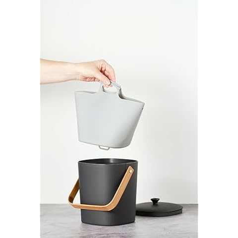 Bamboozle - Compost Bin Liner Bags, Durable Silicone, Indoor Compost Bin Accessories, Indoor Food Composter for Kitchen Cover