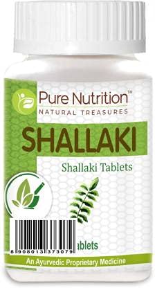 Pure Nutrition Ayurvedic Shallaki Useful in Arthritis & Asthma 250mg - 60 Tablets