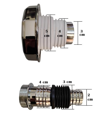 Image of Bathroom Floor Drain Connector | Water Drain Anti Core Overflow Elbow Outlet Pipe Connector for Washing Machine | Backflow Preventer Drainer (T-Shape Coupling)