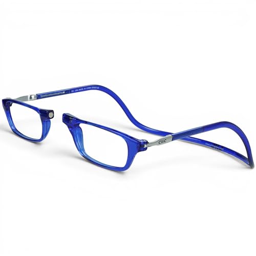Clic Magnetic Reading Glasses - Adjustable Neck Hanging Readers - Secure Fit with Rigid Headband -...