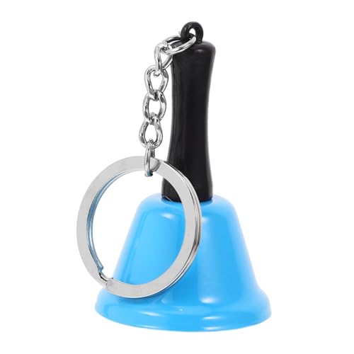 KALLORY Loud Hand Bell Keychain Metal Hand Bells Ideal for Christmas Parties and Events Promotes Auditory Skills Smooth Handling