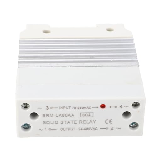 Relais Statique Domary AC avec dissipateur thermique rail DIN pour contrôle industriel