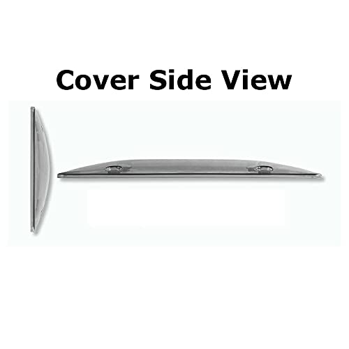 LT Sport 2-Pack License Plate Shield Tag Tinted Smoke Cover USA Size Front Rear Protector - Thumbnail 4