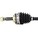 A-Partrix Left Front Axle Replacement - CV Axle Front Driver Side, CV Shaft Axle, CV Constant Velocity Joint Axle Shaft 1PC fits Toyota Yaris 2006-2019