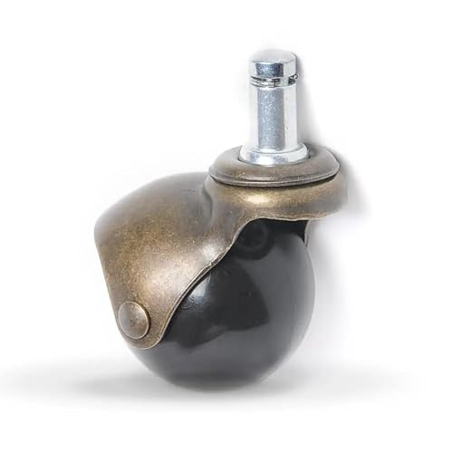 Roulement de roue universelle de canapé avec poulie muette et tige d'insertion M8x22mm