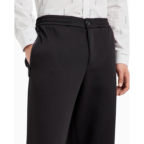 Armani Exchange Men's Stretch Bonded Cotton Trouser4
