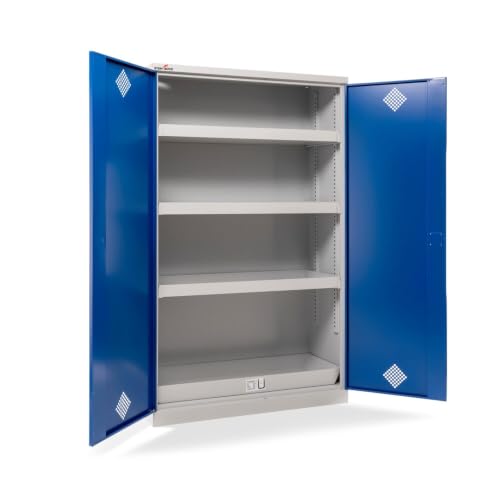 Steinbock Gefahrstoffschrank aus Stahlblech für...