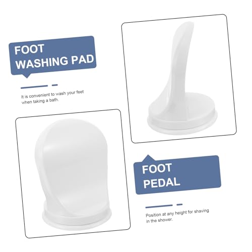 Reposa pies para ducha con pedal, ahorro de labor miniatura 4