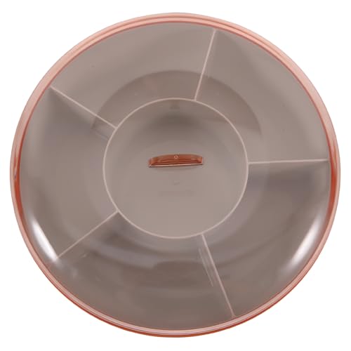 Levemolo Box Compartment Fruit Plate Snack Serving Tray Nuts Container Snack Holder Cookies Case Candy Decor Divided Serving Tray Party Snack Tray Fruit Decor Candy Containers Candy Case Pp