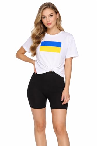 Image of Women Gym Workout Shorts | Cotton Lycra 4-Way Stretch | Mid Waist Activewear for Yoga, Running, Cycling