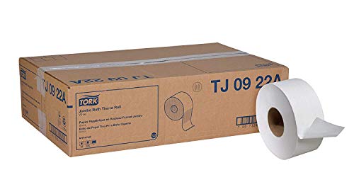 Tork Universal TJ0922A Jumbo Bath Tissue Roll, 2-Ply, 8.8