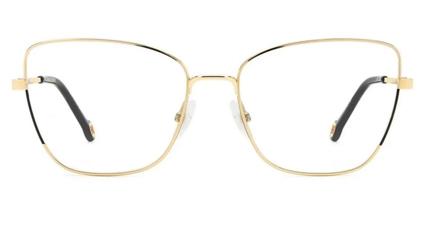 Carolina Herrera Vista Her 0209 2m2 56/17/145 Unisex Women's Sunglasses, 2M2/17 Black Gold, 56, 2m2/17 Black Gold, 562