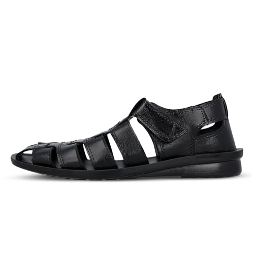Image of WALKAROO Mens Fisherman Sandals with Soft Sole, Ventilated and Lightweight - 13505