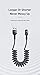 mcdodo [2 Pack] Anti Winding Cable, LED Coiled Cord Nylon Braided Sync Charge USB Data 6FT/1.8M Cable Compatible 14/13/12/11 Pro Max