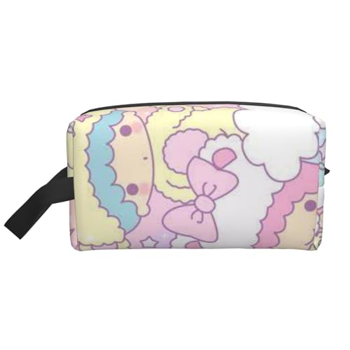リトルツインスターズ キキララ 化粧ポーチ トイレタリーバッグ トラベルバッグ 軽量 ミニポーチ おしゃれで かわいい 化粧品収納袋 人気 アニメ ユニセックス 男女兼用