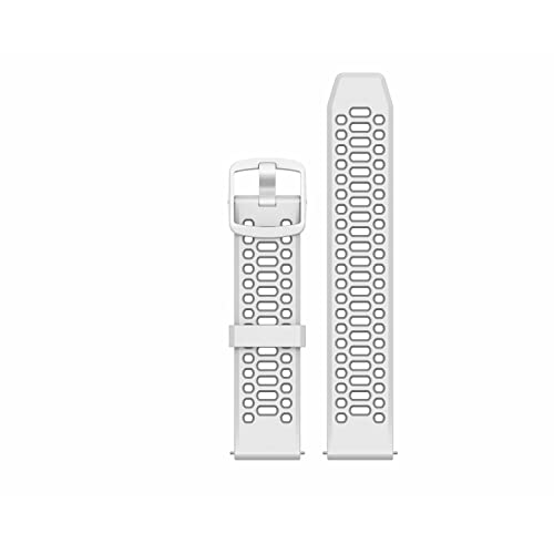 COROS Bracelet en silicone PACE 2 - Fonctionne avec APEX 42 mm (blanc) Cover