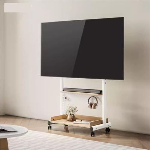 Soporte móvil para TV de 40-85 pulgadas ajustable en altura miniatura 7