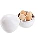 Aloskart Cocedor de Huevos, Cocina de Huevos Fácil 4 Huevos Caldera de microondas Electrodomésticos para cocinar Huevos rápidos