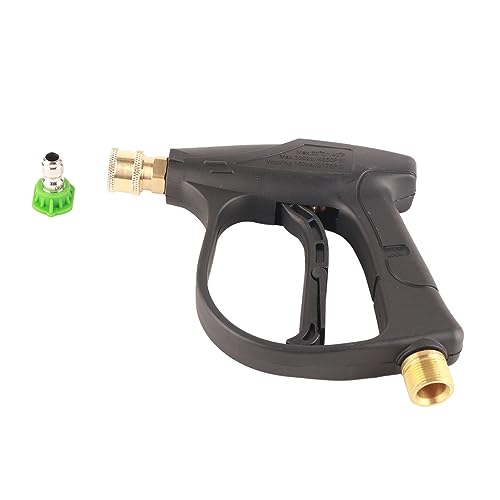 Pilipane High Pressure Cleaning Gun Durable Multifunctional Car Washer with Adjustable Nozzle for Car Motorcycle Window Roof Washing Copper Plastic 441g