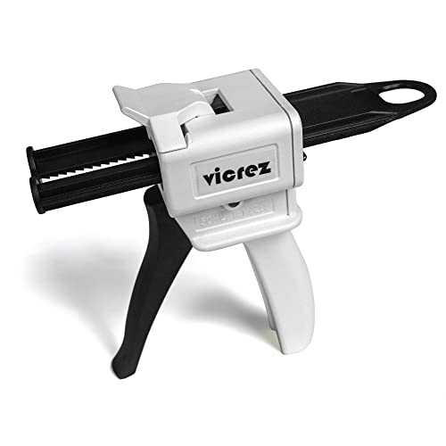 Vicrez vzt101 Dual Epoxy/Caulking Cartridge Dispensing Gun 50mL (1:1 & 2:1)