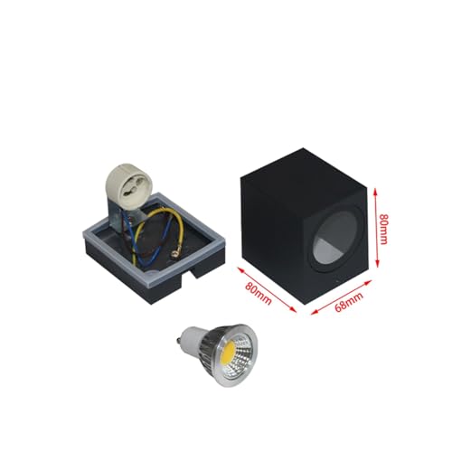 Aplique LED GU10 arriba y abajo luz de pared exterior IP65 5W 2