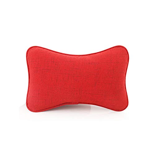 Car Neck Pillows Neck Headrest Breathable Vehicular Pillows Seat Neck Pillows Car-Styling Accessories,Red