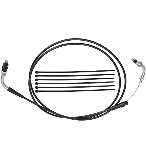 Image of YOXUFA 78 inch Throttle Cable for GY6 50cc 80cc 90cc 110cc 125cc 150cc 139QMB 157QMJ Scooter Tao Tao VIP Future Champion Ice Bear Jonway Roketa Wildfire Buggy Moped ATV Go Kart Motorcycle Parts