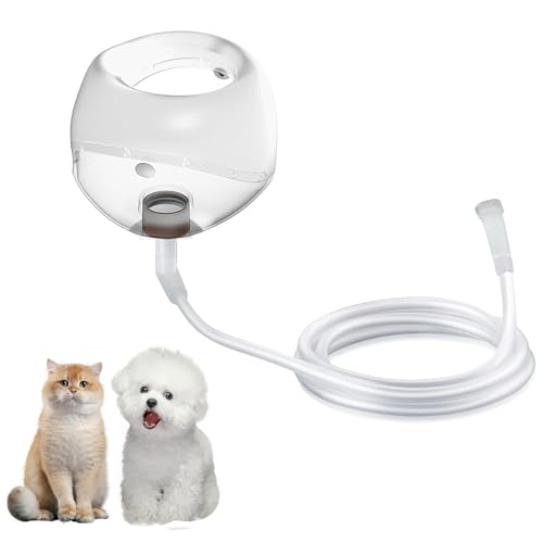 STARSUM Cat Inhaler Mask, Oxygen Mask for Cats and Puppies, Pet Oxygen Mask and Tube, Suitable for Cats and Small Dogs (Equipment Not Included) (S)