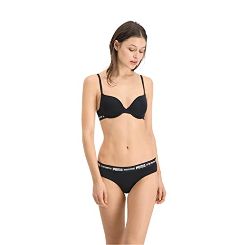 PUMA Damen Puma Women's T-shirt (1 Pack) T Shirt Bra, Schwarz, 75A EU