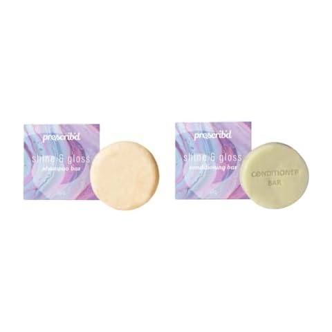 Prescrib'd by Dr Alex George Shine and Gloss Shampoo & Conditioner Bar 50 g each Cover