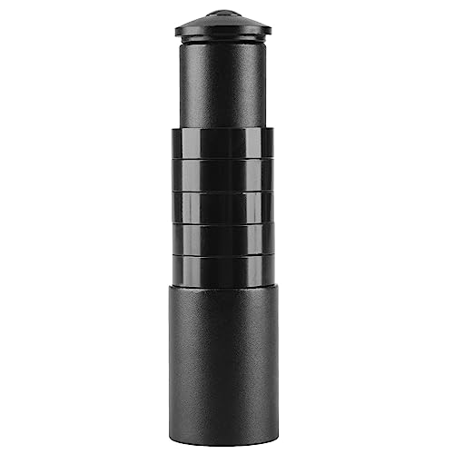 TRIWONDER MTB Elevador de Vástago de Bicicleta Aleación de Aluminio Adaptador de Manillar 28.6mm para Ciclismo (Negro - Edición Extendida)