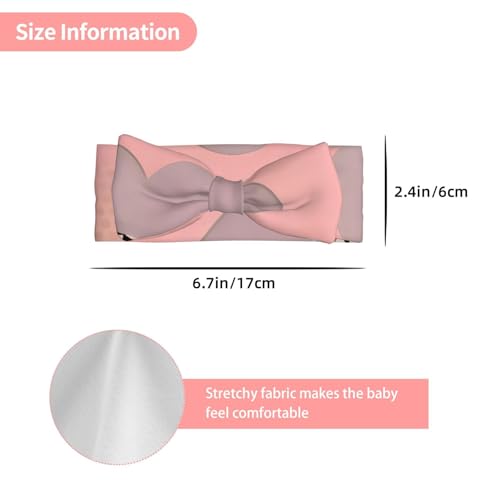 Abstract Love Chart Picture Baby Bow Headband Stretchy and Soft for Newborns, Infants, Toddlers, and Kids Girls3