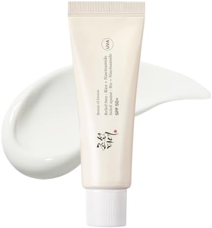 Beauty of Joseon Relief Sun Rice + Niacinamide | Korean Skincare Koreanische Kosmetik Kein Weißer Schleier, Hydratisierende Sonnencreme Gesicht SPF 50+ PA++++, 50ml