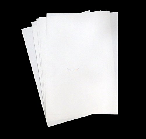 glossy full sheet adhesive paper