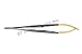 Dental Castroviejo Needle Holder Round Handle TC Insert 18cm Code: C-0618