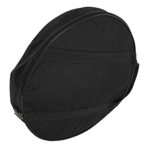 PRETYZOOM - PRETYZOOM Thickened Gong Storage Bag Portable Instrument Holder Protective Black Carry Pouch for Cymbals and Accessories