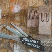 Kutzall Original 6" Flat Hand Rasp - Fine, Wood Rasp/File Used for Woodworking & Shaping, W/Ergonomic Soft Grip Handle, Abrasive Tungsten Carbide Coating - 11" (279.4mm) Overall Length - FT6170 Flat - Fine 6" (152.4mm) Length image 5 of 9 B014LPI6HI