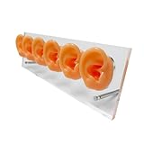 Modelos de Orejas, Soportes para Exhibir Pendientes, Modelos para Perforaciones de Orejas, Simulación de La Oreja Humana, Color de Piel Oscuro, Individual
