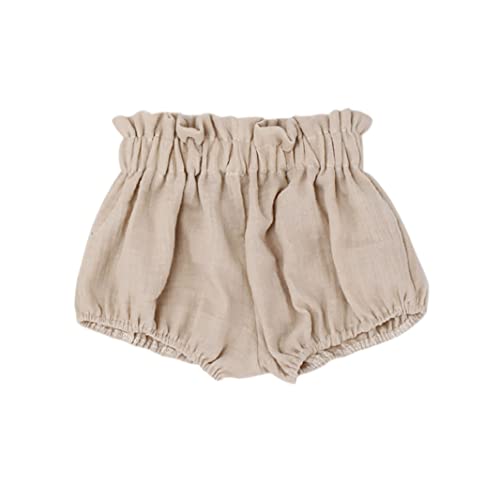 Infant Baby Girls Muslin Cotton Bloomer Shorts Newborn Toddler Kids Loose Bottom Harem Shorts Pumpkin Pants