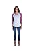 LAT Apparel Ladies 100% Cotton Baseball Jersey Tee Vintage Short Sleeve T-Shirt