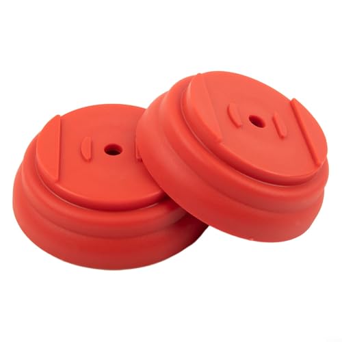 2 cuchillas de repuesto para cortadora de césped eléctrica inalámbrica, kit de accesorios para cortacésped (rojo)