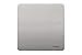 Price comparison product image Schneider Electric Ultimate Screwless Flat Plate - Single Blank Plate, GU8410SS, Stainless Steel