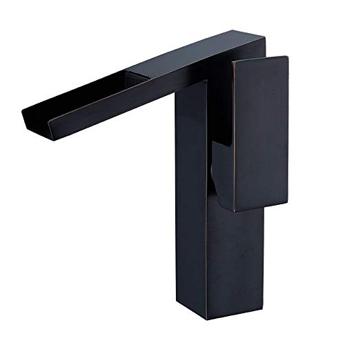 Robinet de lavabo noir vintage de salle de bains pour hotel et maison