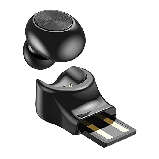 Single Earbud Mini Bluetooth Earpiece Invisible Wireless Earbud Handsfree Bluetooth Headset with Microphone 6 Hours Playtime Magnetic Charging Waterproof Mono Earphone for Cellphones Tablets