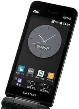 au GRATINA KYF42 SKA Black [SIM Free-Released] [Can be used with  au/Docomo/Softbank] Kyocera Gratina