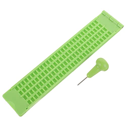 KOMBIUDA Blind 4 Line 28 Cell Writing Plastic Material Lightweight and Portable Kit